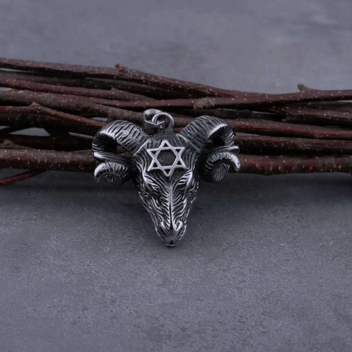 BAPHOMET HEAD NECKLACE - Cozilia