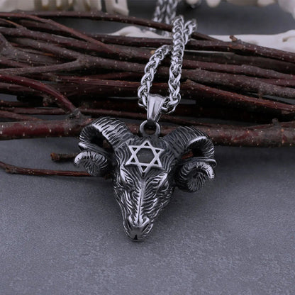 BAPHOMET HEAD NECKLACE - Cozilia