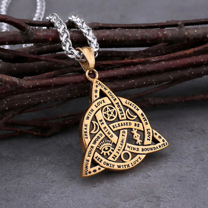 CELTIC KNOT AMULET NECKLACE - Cozilia