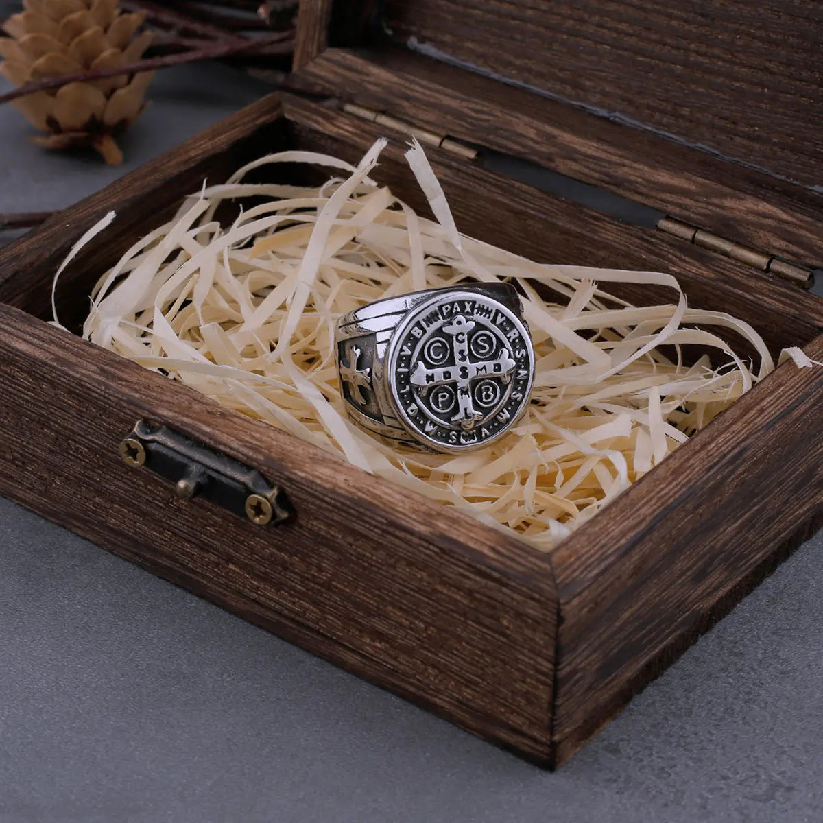 ST. BENEDICT'S CROSS RING - Cozilia