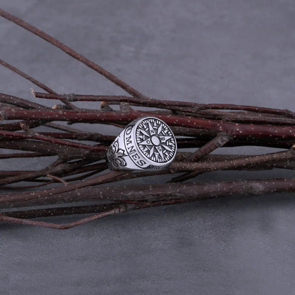 VIKING COMPASS RING