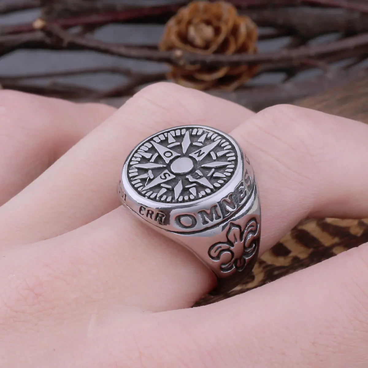 VIKING COMPASS RING