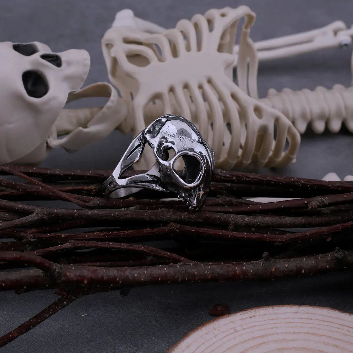 DINO SKULL RING