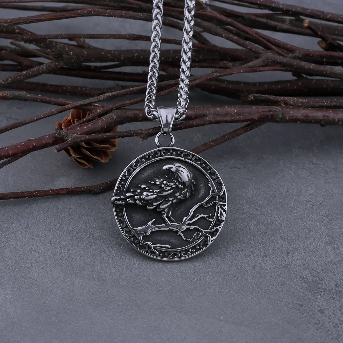 ODIN'S RAVEN NECKLACE