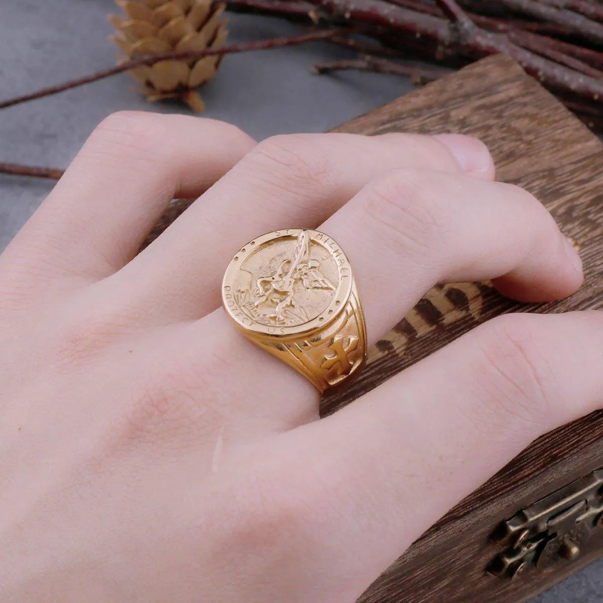 ARCHANGEL MICHAEL RING - Cozilia