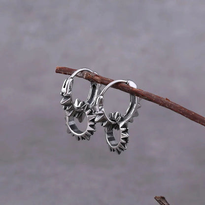 BIKER GEAR DROP EARRING - Cozilia