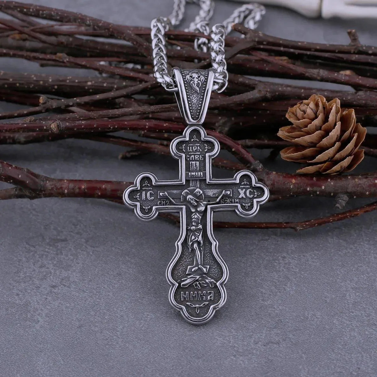 CATHOLIC CROSS NECKLACE - Cozilia