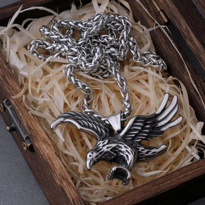 EAGLE PENDANT NECKLACE - Cozilia