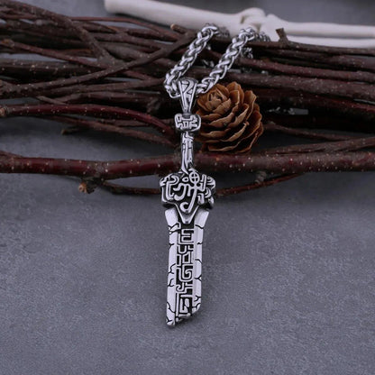 GLUTTONOUS BROKEN SWORD NECKLACE - Cozilia