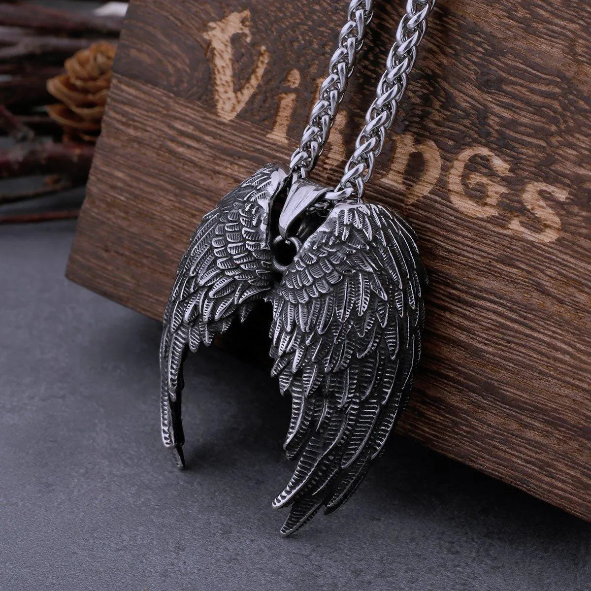 GOTHIC ANGEL WINGS NECKLACE - Cozilia