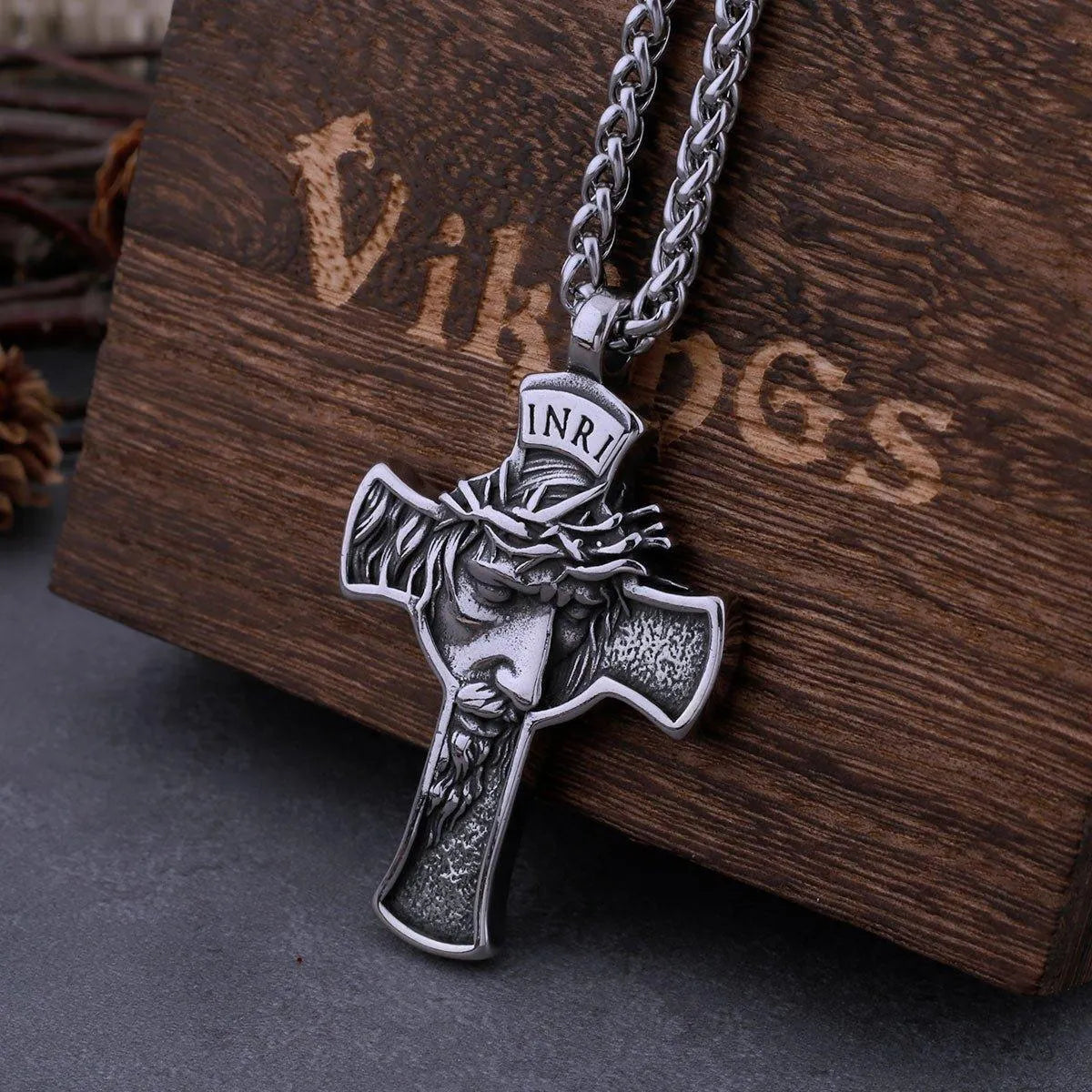 JESUS CROSS NECKLACE - Cozilia