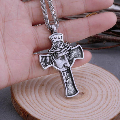 JESUS CROSS NECKLACE - Cozilia