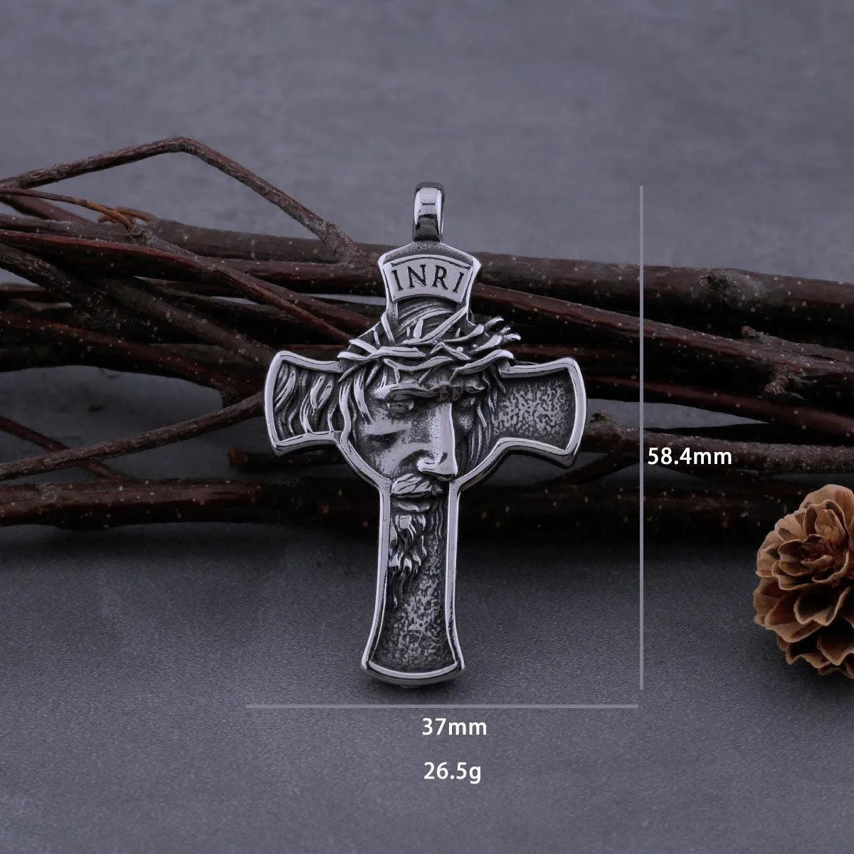 JESUS CROSS NECKLACE - Cozilia