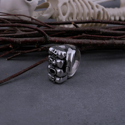 KNUCKLE SKULL RING - Cozilia