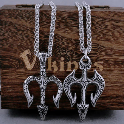 POSEIDON TRIDENT NECKLACE - Cozilia