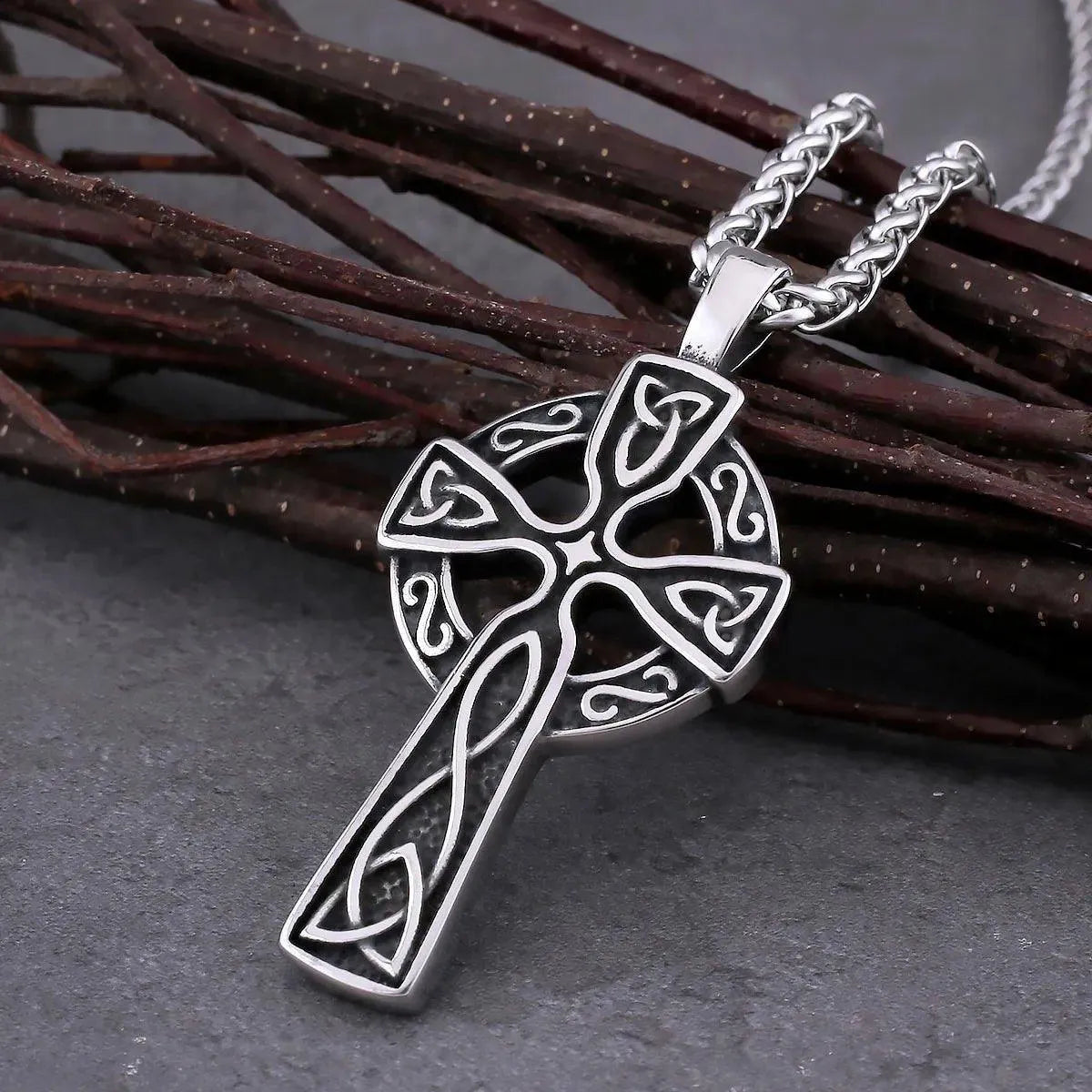 RELIGIOUS CROSS NECKLACE - Cozilia