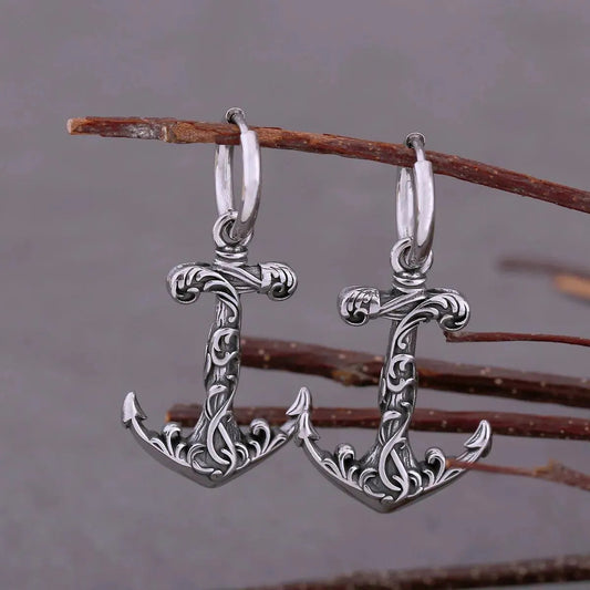 SHIP ANCHOR DROP EARRING - Cozilia