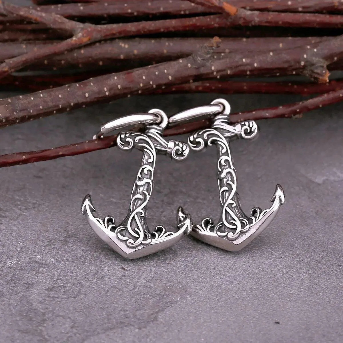 SHIP ANCHOR DROP EARRING - Cozilia