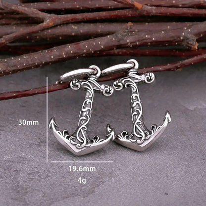 SHIP ANCHOR DROP EARRING - Cozilia