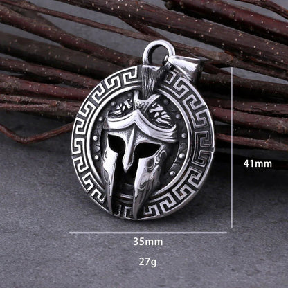 SPARTAN WARRIOR HELMET NECKLACE - Cozilia