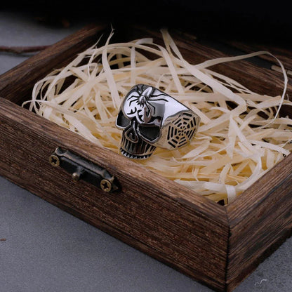 SPIDER SKULL RING - Cozilia