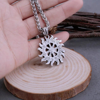 SUN WHEEL NECKLACE - Cozilia