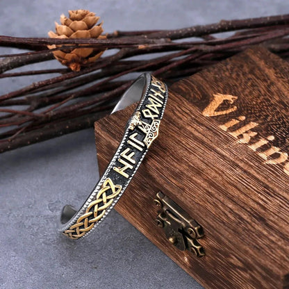 THOR'S HAMMER CELTIC KNOT WITH RUNE CUFF - Cozilia