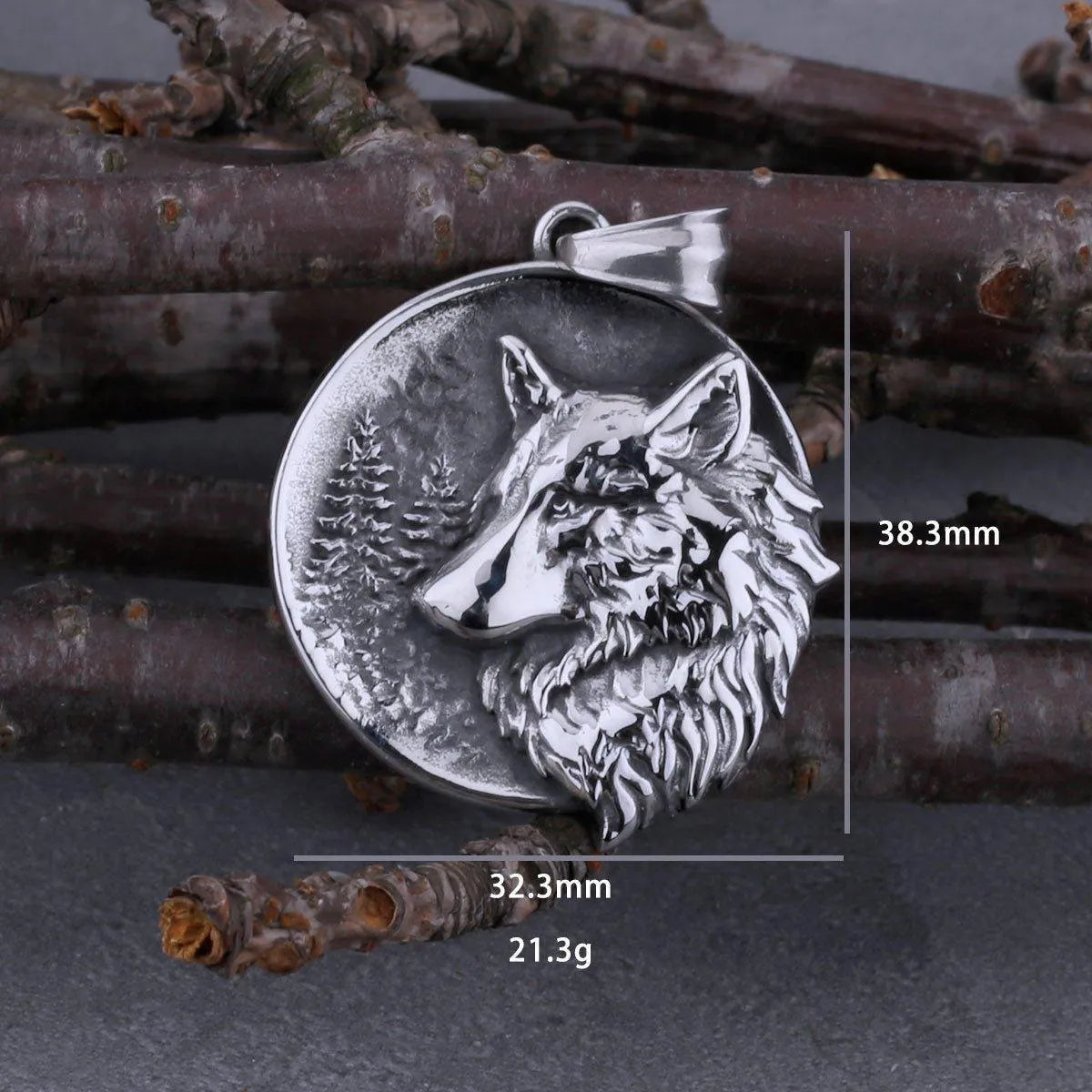 VIKING FENRIR WOLF NECKLACE - Cozilia