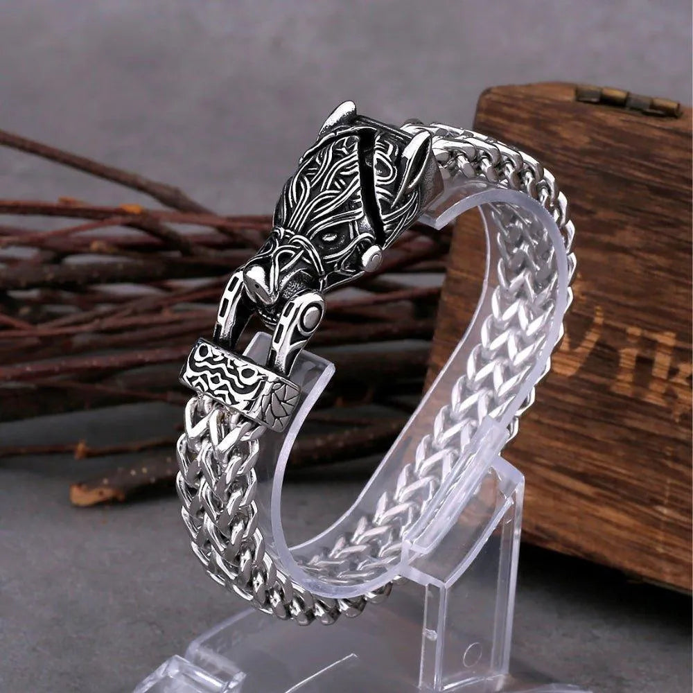 VIKING HUNTER'S COMPANION HEAVY CHAIN BRACELET - Cozilia