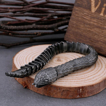 VIKING JORMUNGANDR OUROBOROS BRACELET - Cozilia