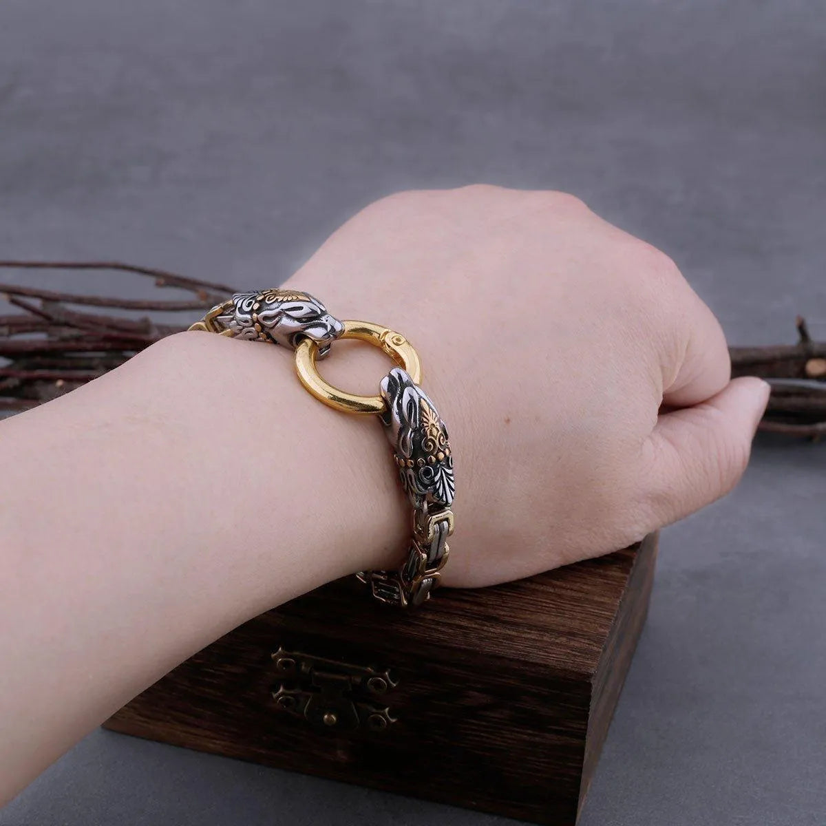 VIKING PANTHER BRACELET - Cozilia