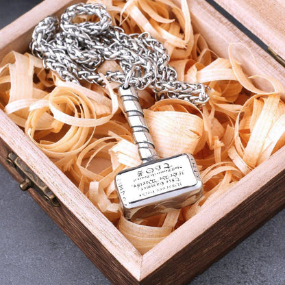 VIKING THOR'S BATTLE HAMMER NECKLACE - Cozilia