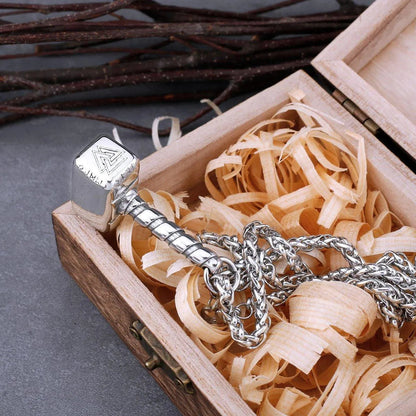 VIKING THOR'S BATTLE HAMMER NECKLACE - Cozilia