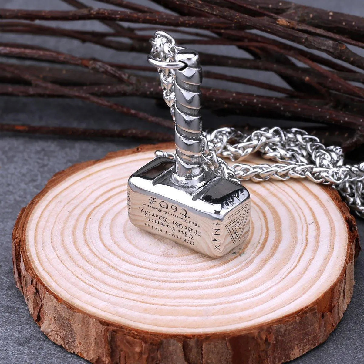 VIKING THOR'S BATTLE HAMMER NECKLACE - Cozilia