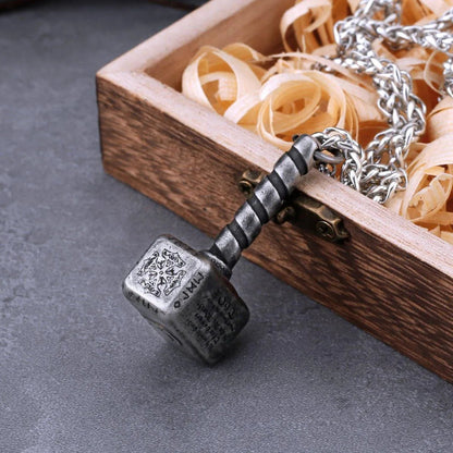 VIKING THOR'S BATTLE HAMMER NECKLACE - Cozilia