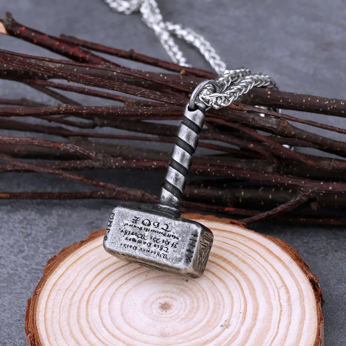 VIKING THOR'S BATTLE HAMMER NECKLACE - Cozilia