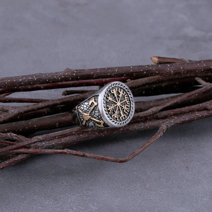 VIKING VEGVISIR RING - Cozilia