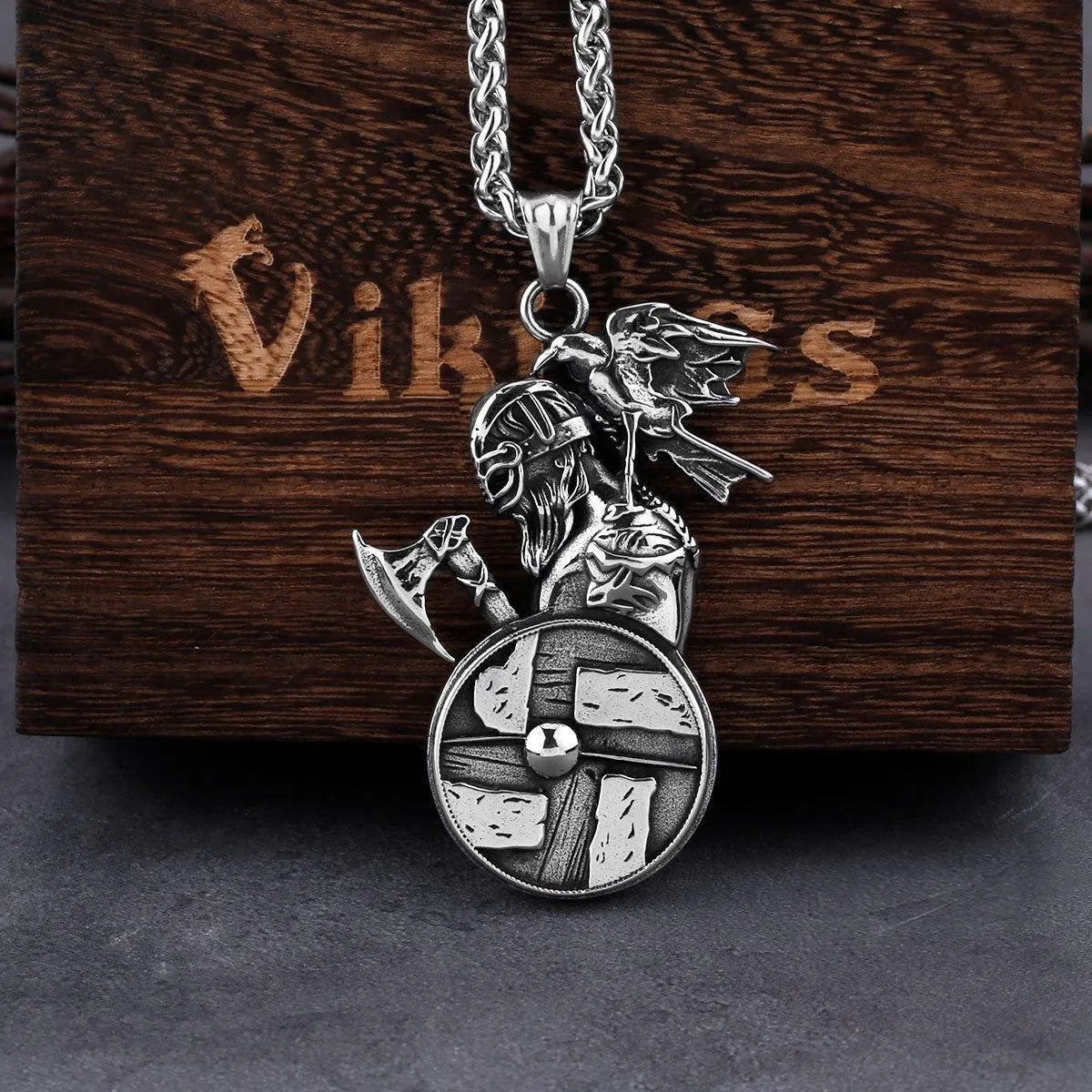 VIKING WARRIOR NECKLACE - Cozilia